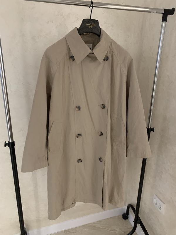 Women ZARA Trench Coat Beige 36 / S / 44