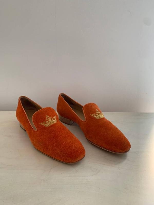 Damen Church'S Slipper Orange Wildleder 38.5