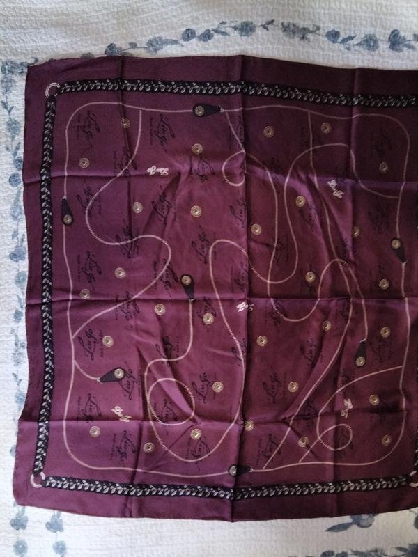Women Liu Jo Scarf Burgundy Silk
