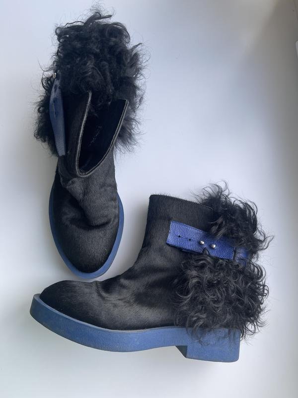 Women Ash Boots Black Leather 36