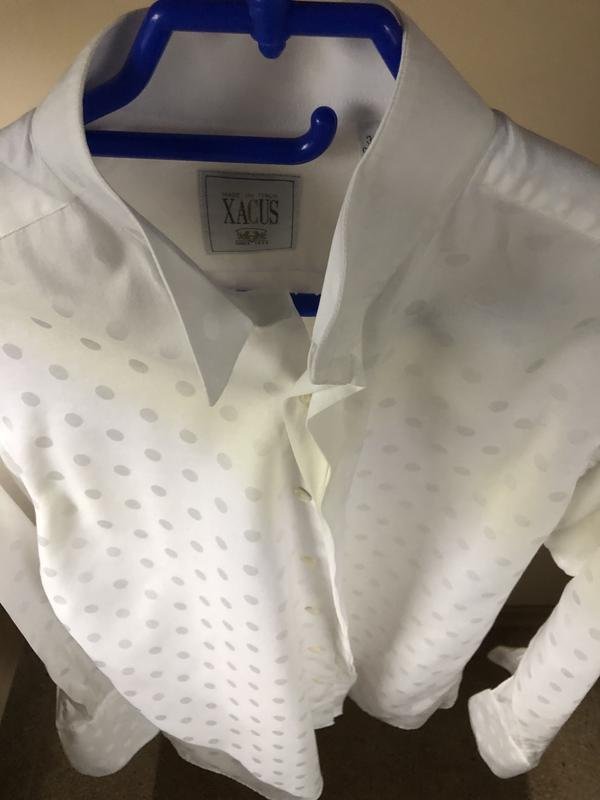 Herren Xacus Hemd Weiß Baumwolle 38 / M / 46
