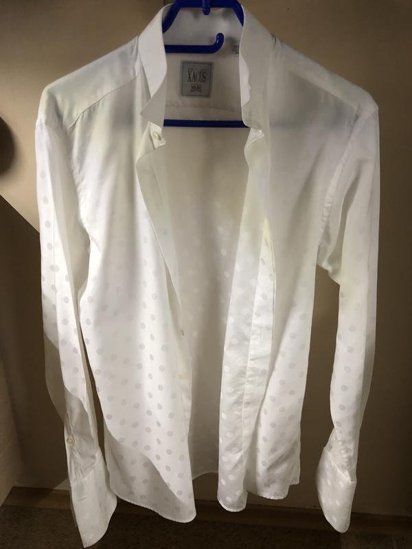 Herren Xacus Hemd Weiß Baumwolle 38 / M / 46