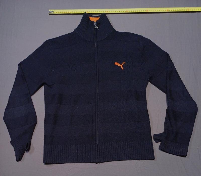 Мужской Puma Куртка Чёрный Акрил 40 /L / 48