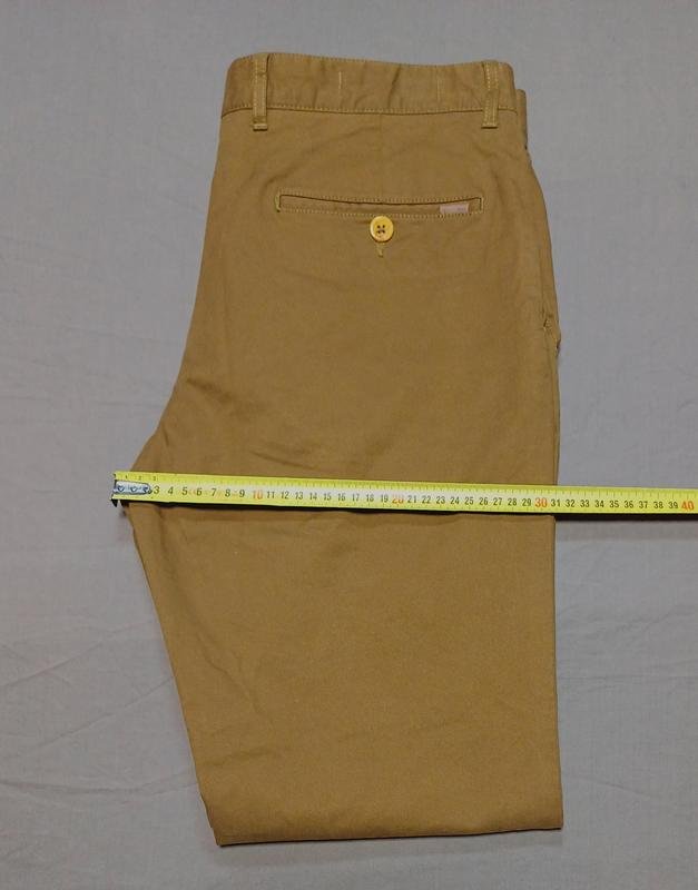 Men Vintage Racing Green Trousers Brown Cotton 36