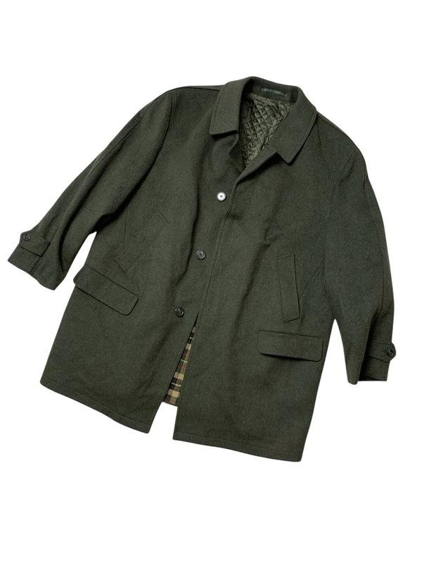 Homme Steinbock Manteau Vert Laine 42 / XL / 50
