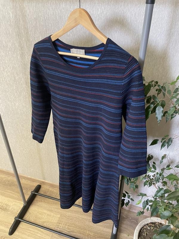 Women Hobbs Dress Navy Viscose 40 / L / 48