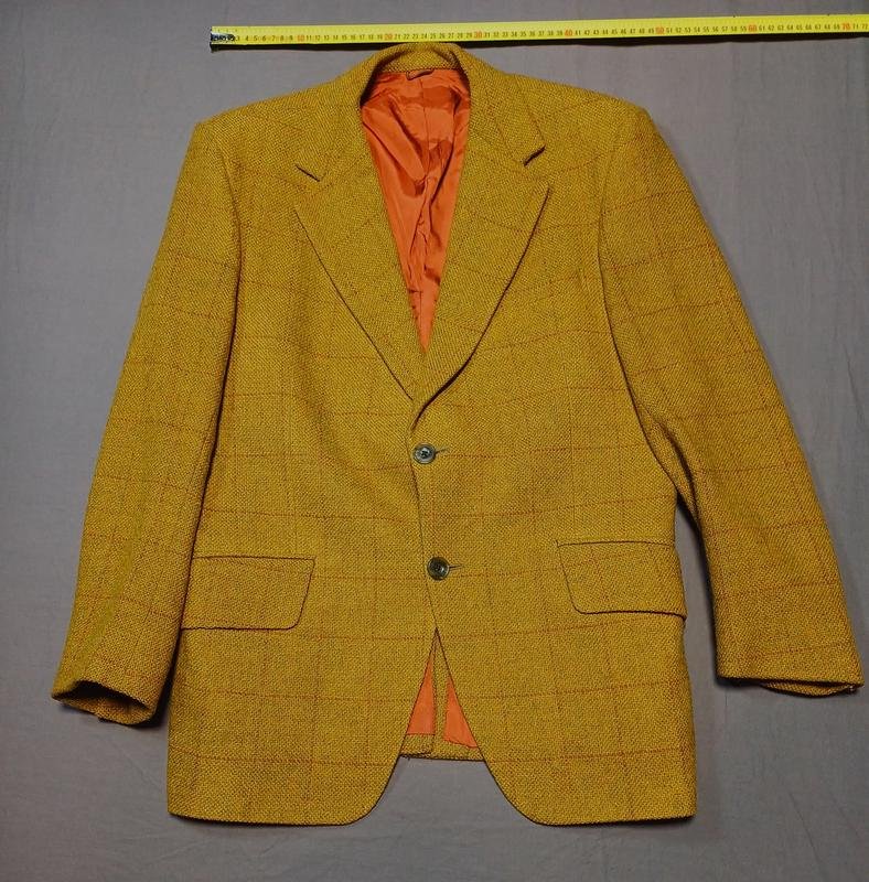 Men James Bennett Blazer Gold Wool 38 / M / 46