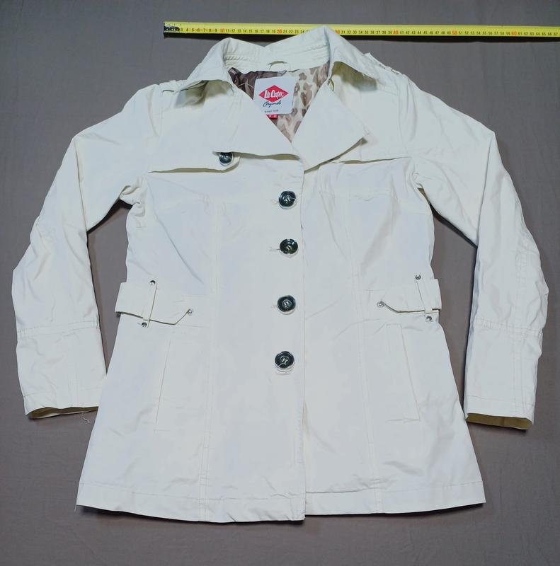 Женский Lee Cooper Плащ Белый Хлопок 34 / XS / 42