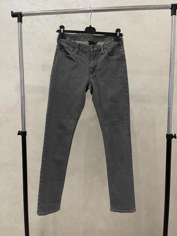 Мужские Emporio Armani Джинсы Серый Джинс 28