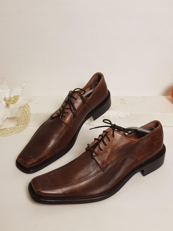 Мужской Roberto Santi Туфли Коричневый Кожа 45