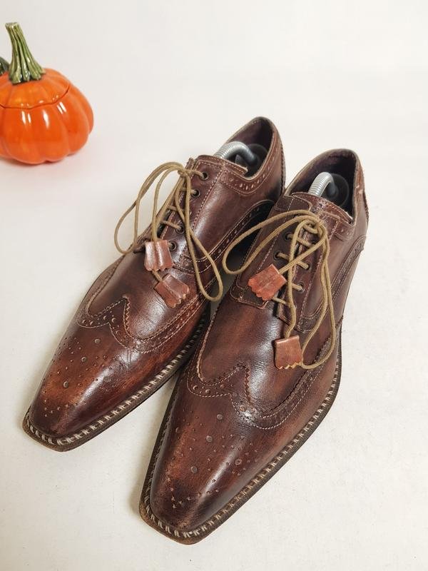 Мужские Vero Cuoio Туфли Коричневый Кожа 42