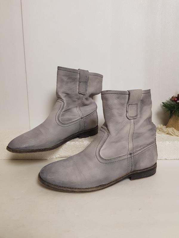 Женские Vero Cuoio Ботильоны Серый Кожа 37.5