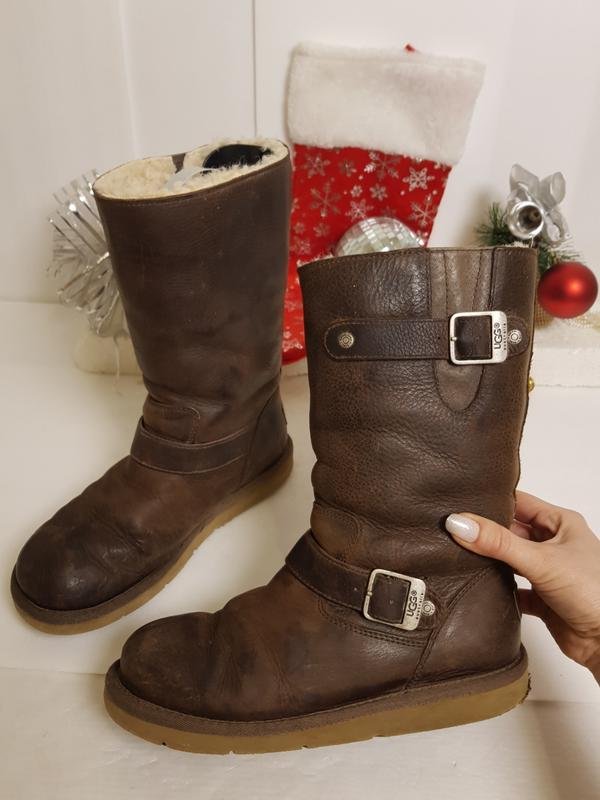 Donna UGG Stivali Marrone Pelle 38