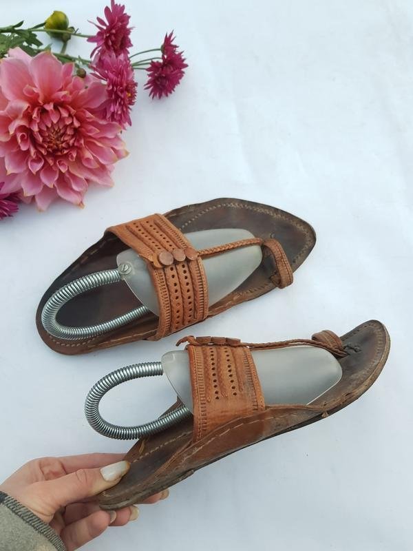 Donna Nub-handmade workshop Sandali Marrone Pelle