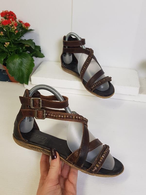 Donna GLOBUS Sandali Marrone Pelle 36