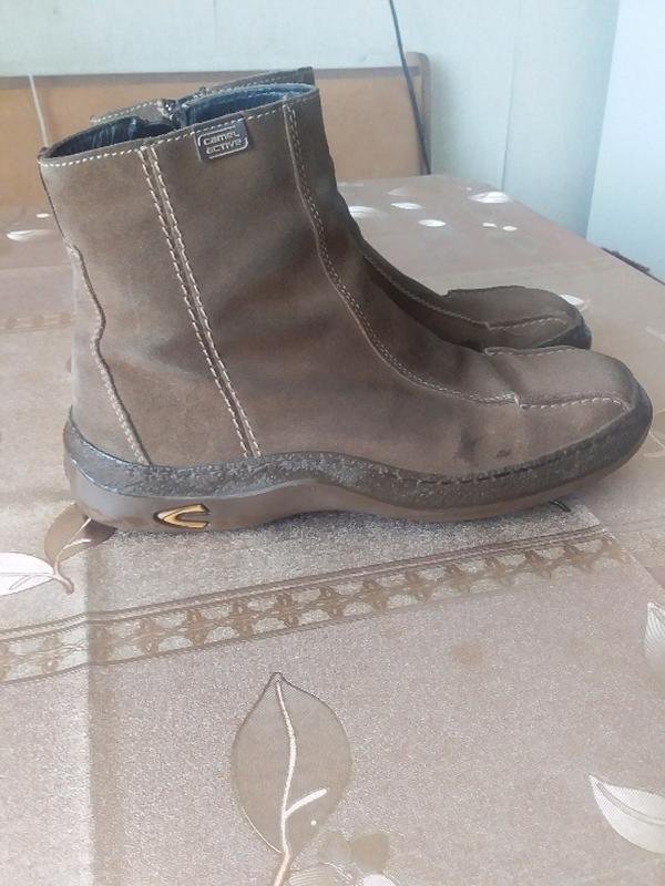 Women Camel Active Boots Brown Suede 39.5