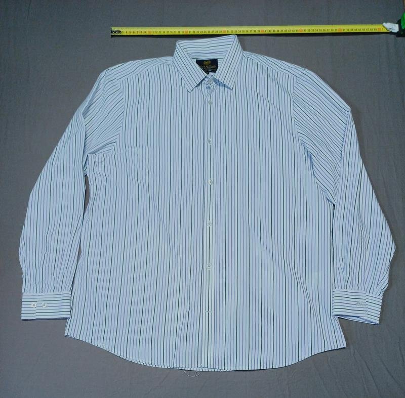 Мужской Scott & Taylor Рубашка Белый Полиэстер 46