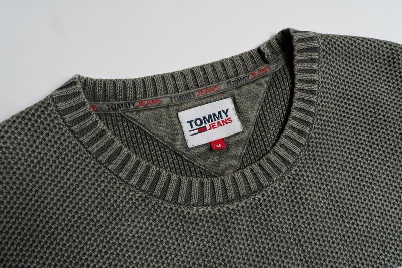 Uomo Tommy Hilfiger Maglione Grigio Cotone 38 / M