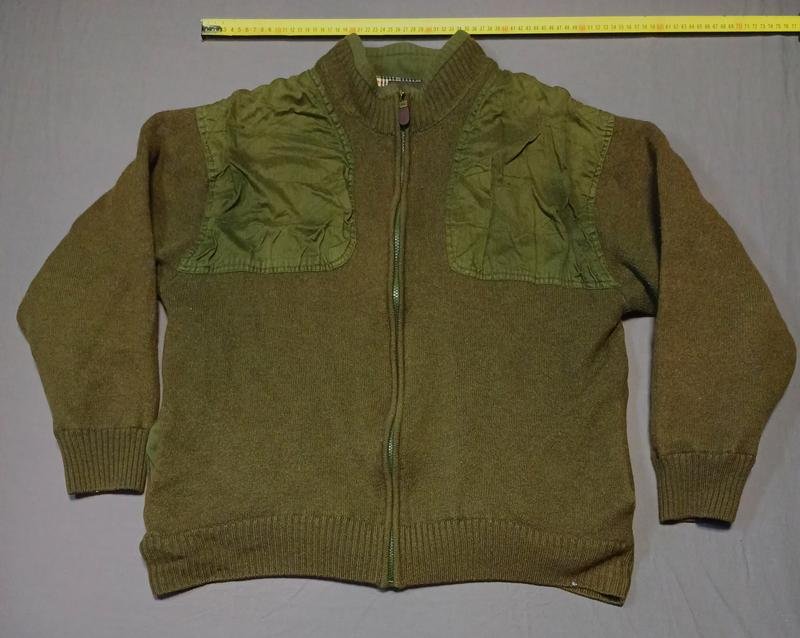 Men Orvis Jacket Khaki Wool 44 / XXL / 52