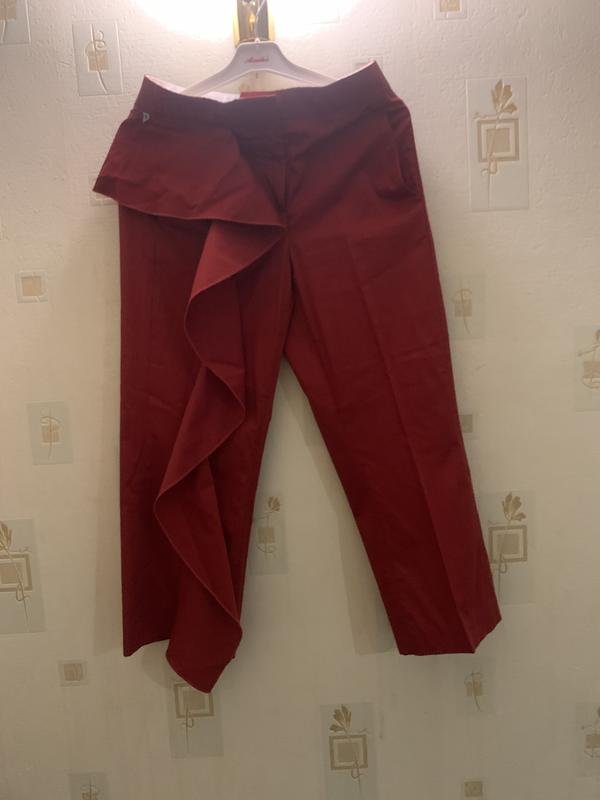 Femme Dondup Pantalons Bourgogne Viscose 36