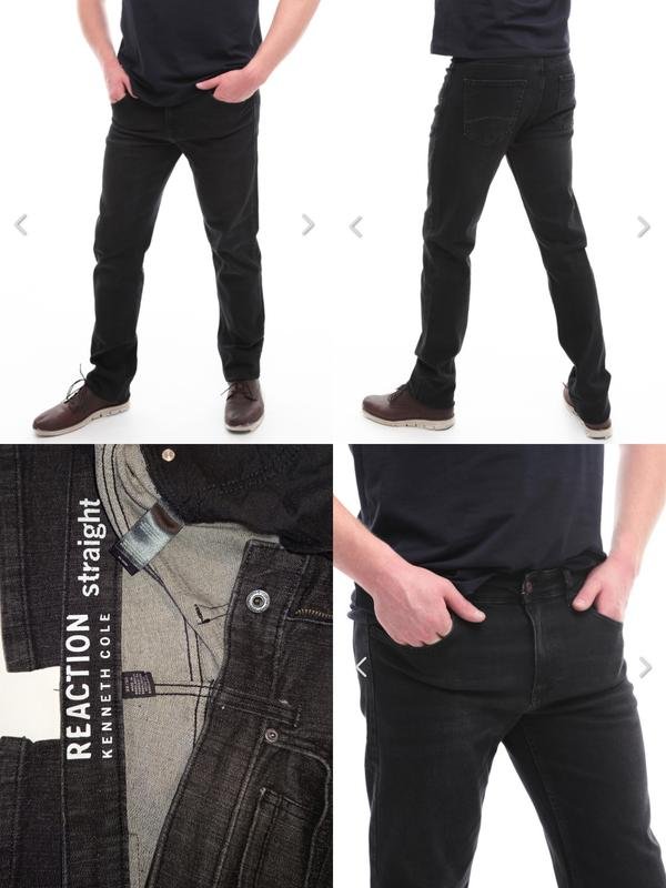 Herren Kenneth Cole Jeans Grau Denim 31