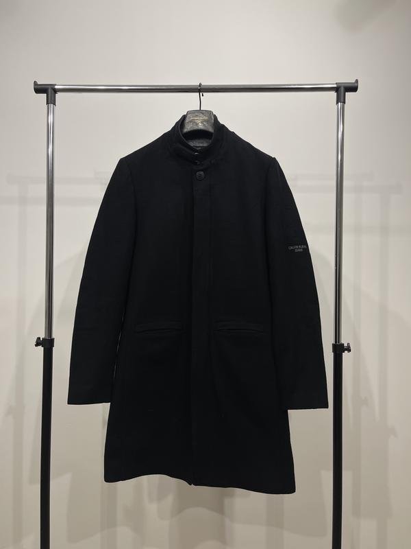 Herren Calvin Klein Mantel Schwarz 38 / M / 46