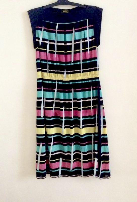 Damen Tibi Kleid Grün Seide 38 / M / 46