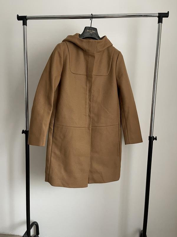 Damen COS Mantel Beige Kaschmir 36