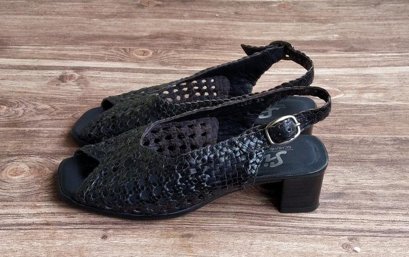 Women Sioux Heels Black Leather 36.5