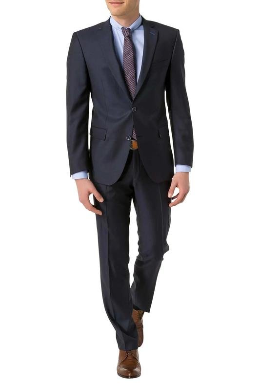 Мужской Carl Gross Пиджак Тёмно-синий Шерсть 40 /L