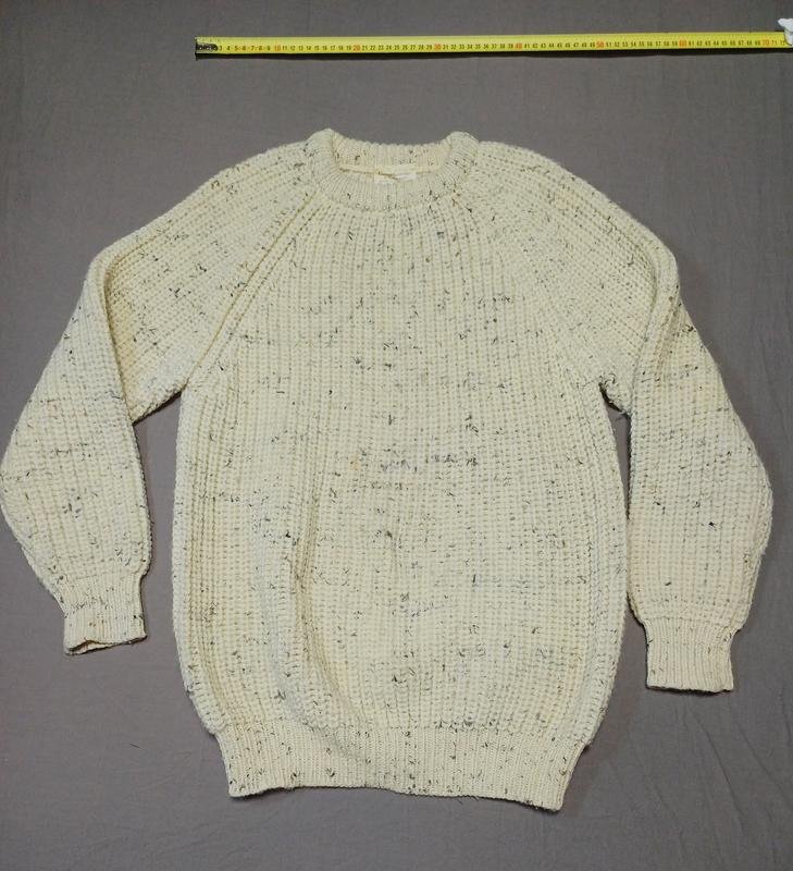 Мужской Cottage Knitwear Свитер Серый Шерсть 40 /L