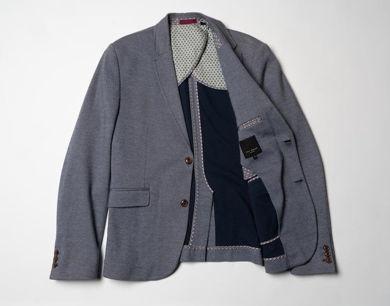 Uomo Ted Baker Blazer Blu Navy 38 / M / 46