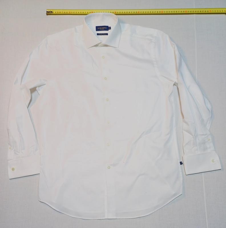 Men Osborne City Attire Shirt White Cotton 40/L/48