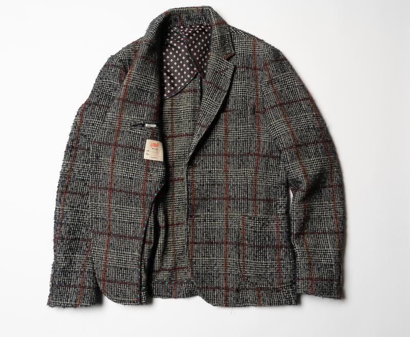 Herren Harris Tweed Sakko Grau 40 /L / 48