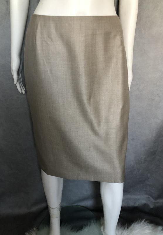 Women Loro Piana Skirt Beige Wool 38 / M / 46
