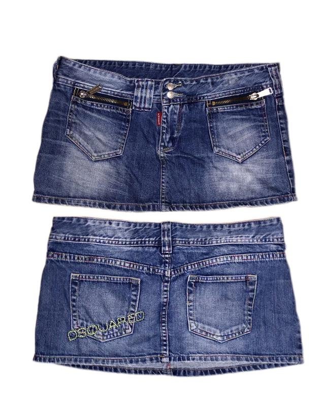 Женская Dsquared² Юбка Тёмно-синий Джинс 40 / L /