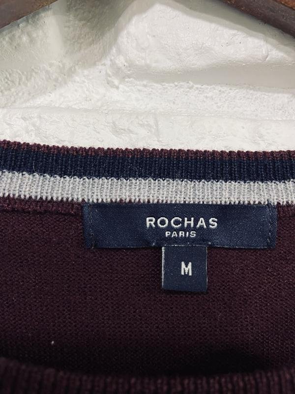 Homme Rochas Pull Bourgogne Acrylique 38 / M / 46