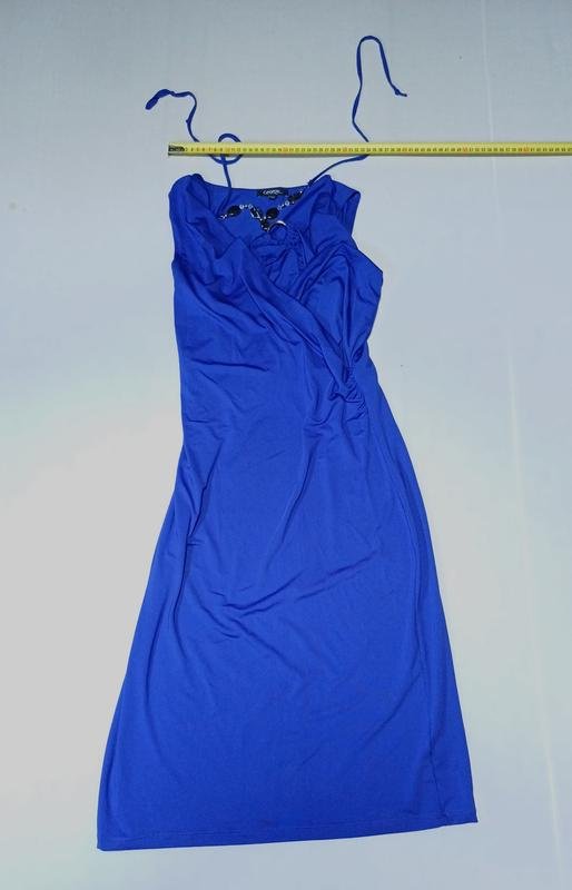 Женский George Платье Голубой Полиэстер 38 / M /