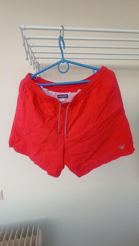 Homme Emporio Armani Shorts Orange Nylon 31 / M /