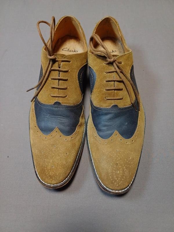 Homme Clarks Chaussures Suède 44