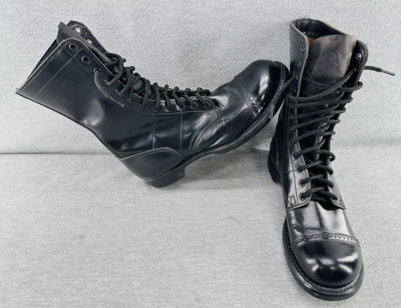 Homme Double H Bottes Noir Cuir 40