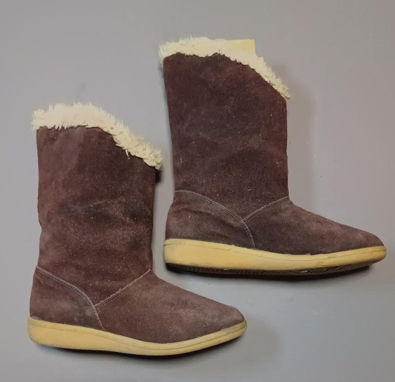 Women Boots Brown Suede 36