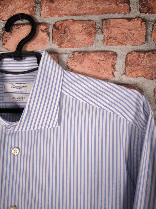 Men Camicissima Shirt White Cotton 38 / M / 46