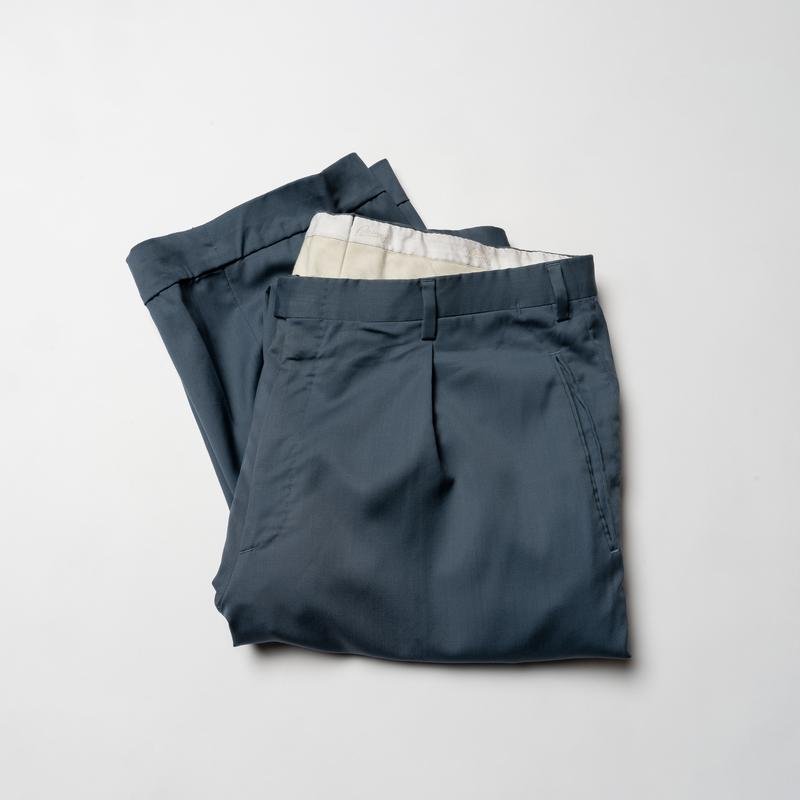 Herren Brioni Hose Marineblau Wolle 33 / L / 48