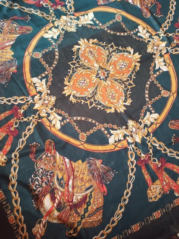 Femme American Vintage Écharpe Verte Viscose