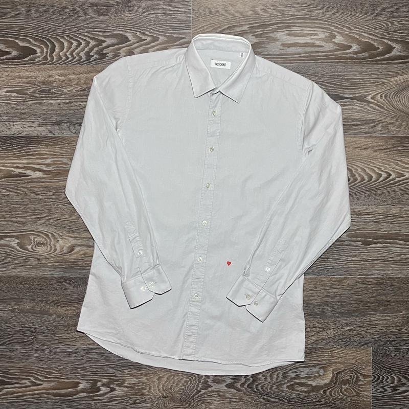Homme Moschino Chemise Argent 38 / M / 46