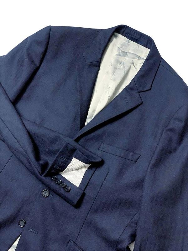 Men Aquascutum Blazer Navy Wool 40 /L / 48