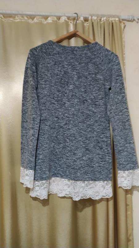 Donna Creative Mama Maglione Grigio Cotone 40 / L