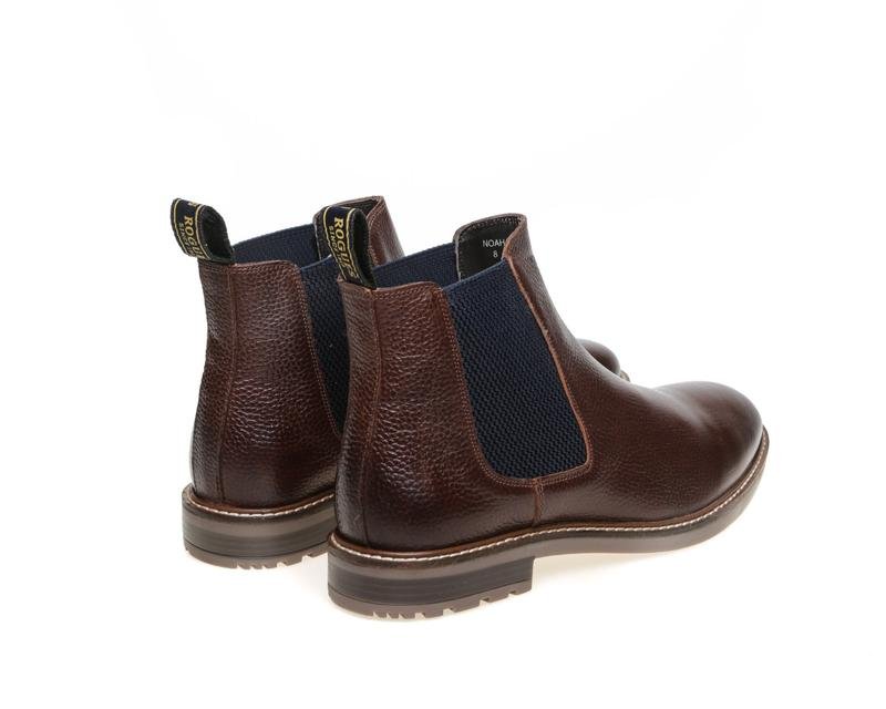 Homme Noah Bottes Marron Cuir 44.5