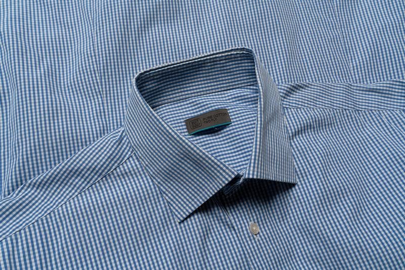 Мужской Suitsupply Рубашка Тёмно-синий Хлопок 40